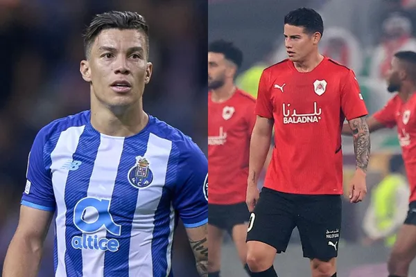 El jugador colombiano lleva varias temporadas en Porto, mientras James nuevamente busca un club tras su paso por Catar.