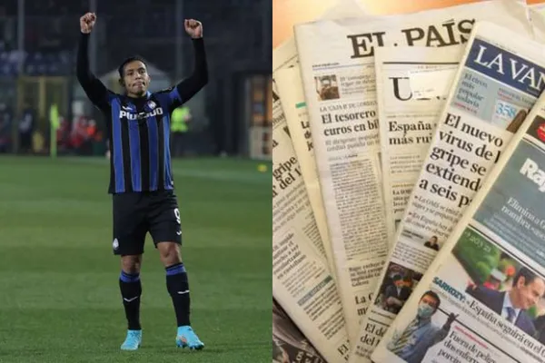 El jugador colombiano marcó doblete en el empate de Atalanta ante Torino en la liga de Italia.