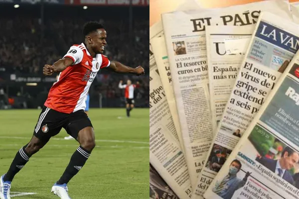 El jugador colombiano marcó en la victoria 3-2 del club de Países Bajos ante Marsella en la Europa League.