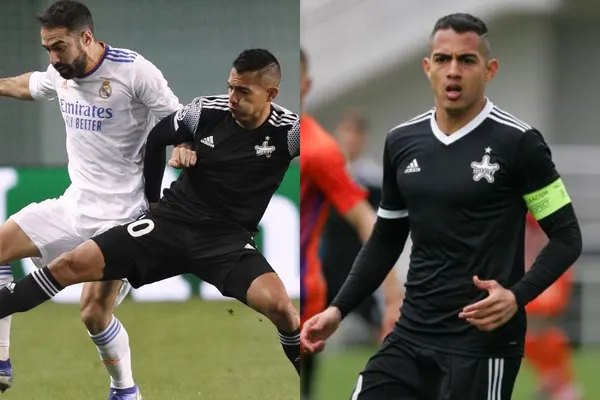 El jugador colombiano militó en el Sheriff de Moldavia que disputó Champions League