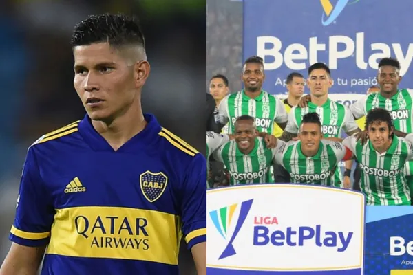 El jugador colombiano que milita en Boca Juniors estaría buscando su salida del club y lo vinculan con Atlético Nacional.