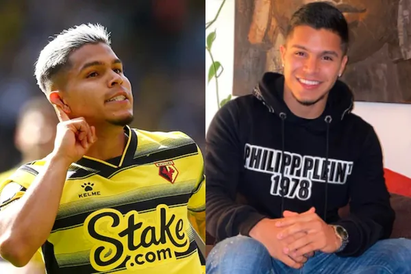 El jugador colombiano quien milita en Watford regresó a Colombia tras culminar la temporada en Inglaterra.