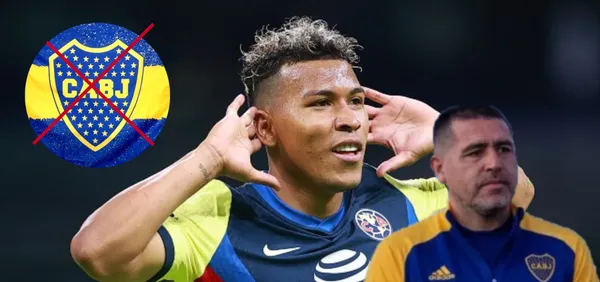 El jugador colombiano rechazó al club xeneize de Juan Román Riquelme