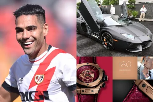 El jugador colombiano recibió un emotivo regalo de un club donde figura.