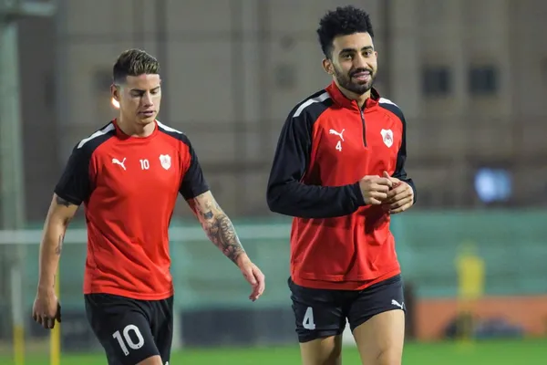 El jugador colombiano regresó a los entrenamientos con Al Rayyan y generó todo tipo de comentarios.