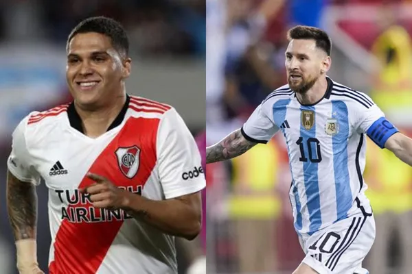 El jugador colombiano de River Plate habló sobre el astro argentino que está en la Copa Mundo de Catar 2022