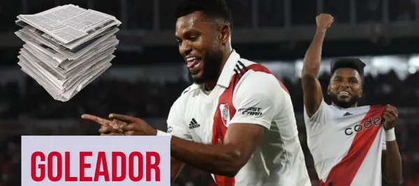El jugador colombiano salió campeón con River Plate esta temporada