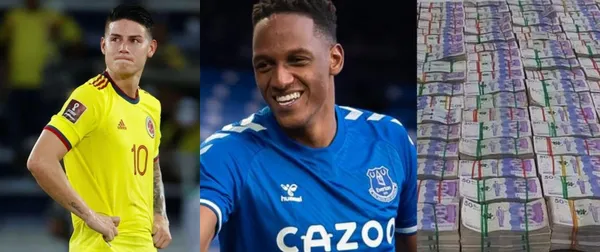 El jugador colombiano salió de Everton esta temporada