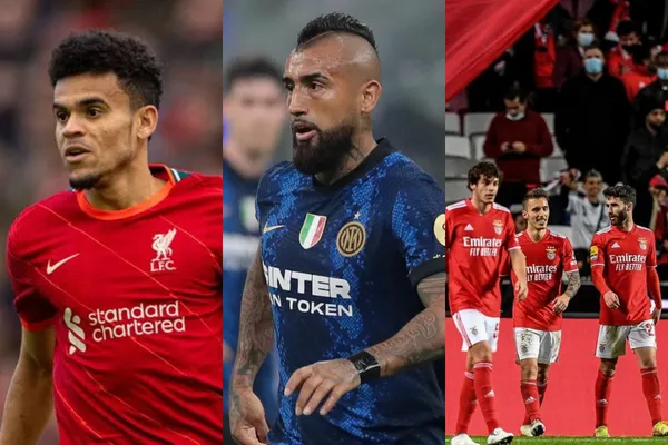 El jugador colombiano salió en la segunda parte en el partido de Liverpool ante Benfica en Champions League y tuvo una gran oportunidad para marcar que evitó un rival.