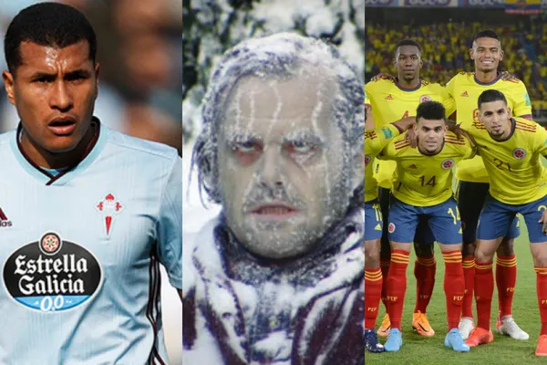 El jugador colombiano se prepara para jugar ante el Real Madrid en la liga de España.