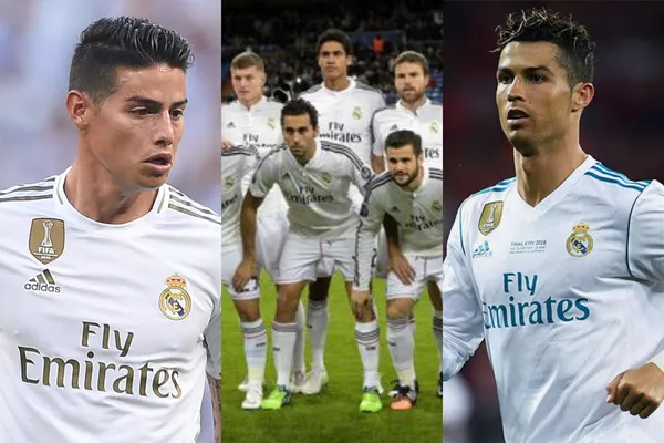 El jugador colombiano tuvo paso por la casa blanca y compartió camerino junto a grandes estrellas, entre ellas el portugués.