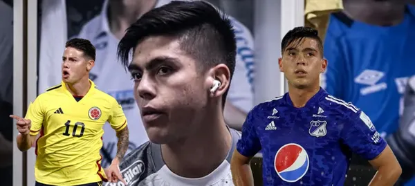 El jugador colombiano tuvo que volver a Millonarios tras su paso fugaz por Brasil