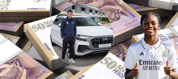 El jugador colombiano tuvo una camioneta valorada en $ 300 millones de pesos cuando jugó en el Real Madrid