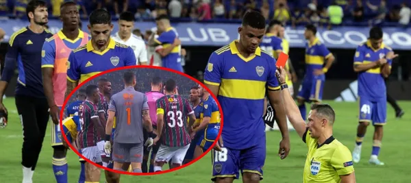 El jugador colombiano tuvo una insólita acción en Boca Juniors vs Fluminense