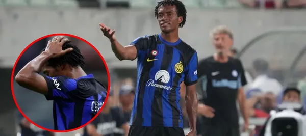 El jugador colombiano viene en caída en el Inter de Milán donde no vive un buen presente