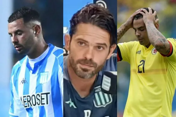 El jugador colombiano no vive un buen presente en Racing de Argentina