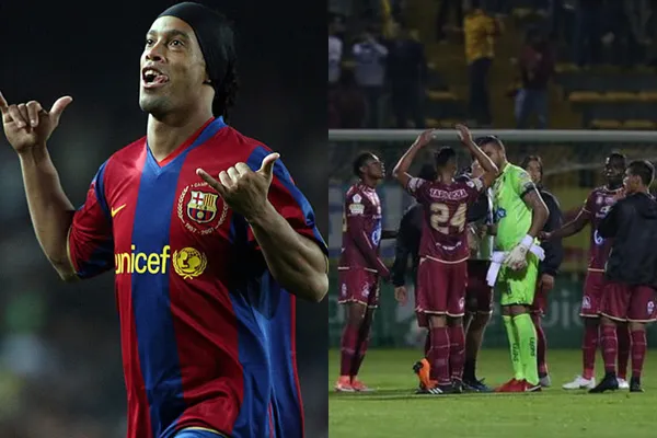 El jugador colombiano vive una particular situación que ya vivió el astro brasileño.