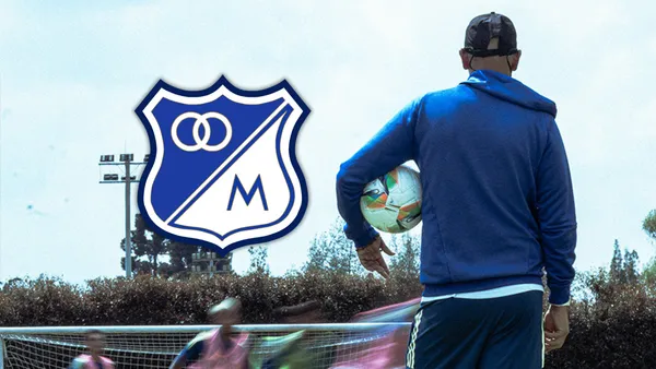 El jugador de Millonarios que está por darle una alegría al club y sus hinchas previo a 2026 Foto: MFC y Escudoteca