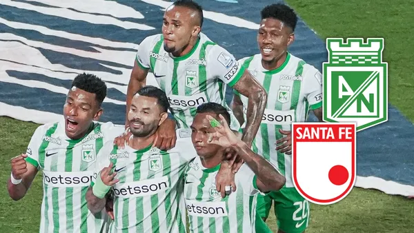 El jugador de Nacional que sobresalió vs. Santa Fe esta noche Foto: Escudoteca y Nacionaloficial