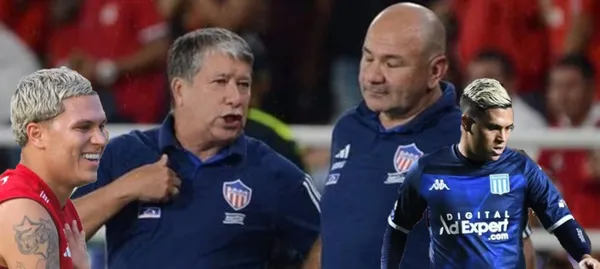 El jugador debutó con la camiseta de Racing de Argentina