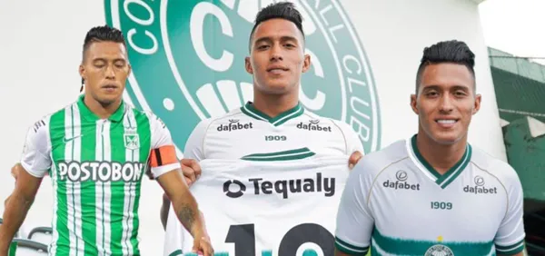 El jugador dejó Atlético Nacional para fichar con Coritiba de Brasil