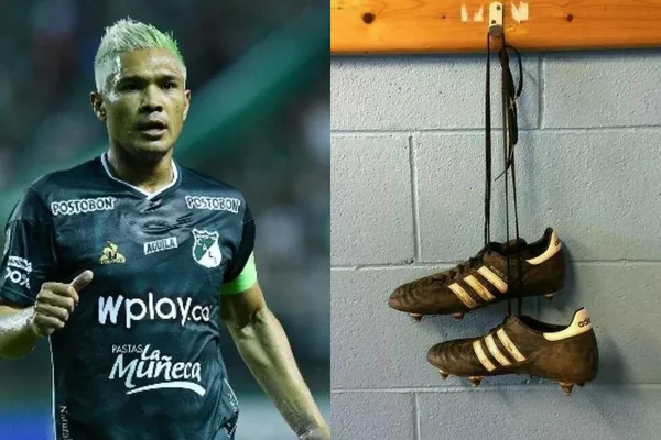 El jugador del Deportivo Cali escribió un mensaje a través de sus redes sociales donde manifestó que llegó el momento y que le pasaba el balón a su hijo.