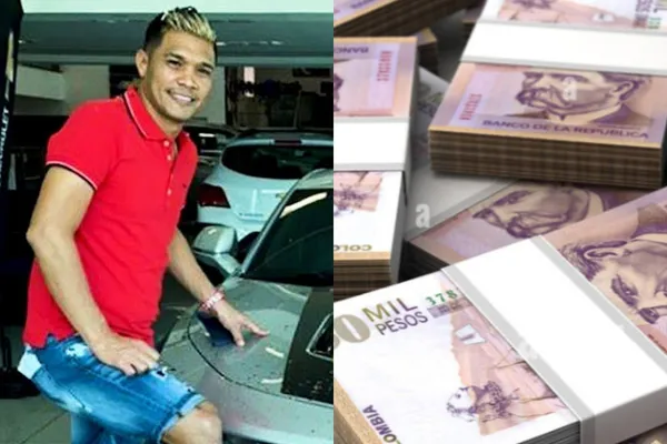 El jugador del Deportivo Cali tiene un millonario salario que le permite darse grandes lujos