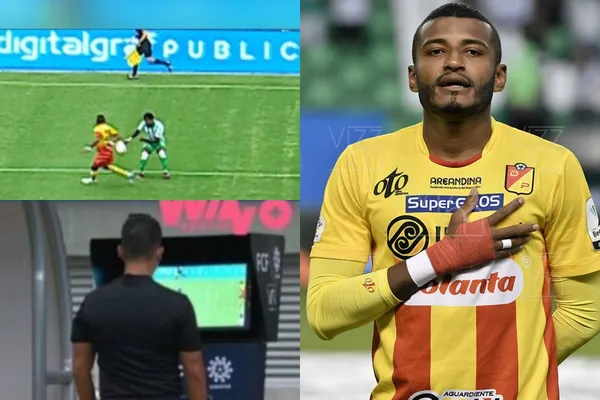 El jugador del Deportivo Pereira hablo sobre la insólita decisión que tomó el central del partido que terminó favoreciendo a Atlético Nacional
