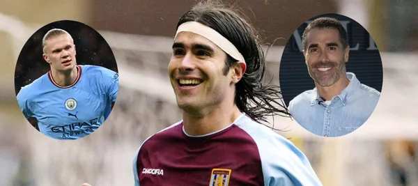 El jugador del Manchester City se rindió ante el exjugador Juan Pablo Ángel quien pasó por Aston Villa