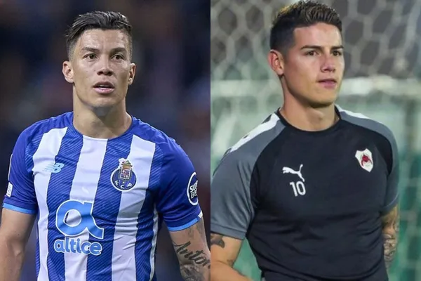 El jugador del Porto tuvo un feo gesto con James Rodríguez