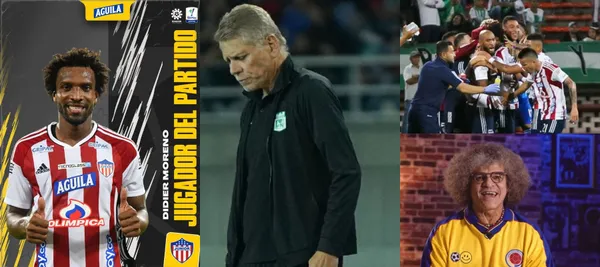 El jugador del tiburón le dio la victoria tras marcar un golazo ante Atlético Nacional