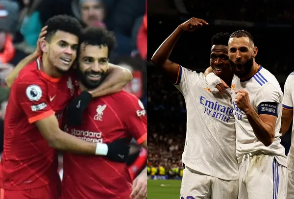 El jugador egipcio calentó con mucha anticipación la final contra el Real Madrid y al colombiano Luis Díaz le tocará ser protagonista en esa dura pelea por el título.