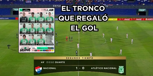 El jugador era una mata de nervios y errores. Foto captura de pantalla de ESPN, titular de Nacional de Twitter @nacionaloficial.