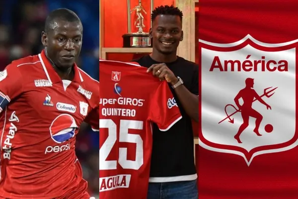 El jugador es el gran refuerzo de América de Cali esta temporada donde compartirá club con Adrián Ramos