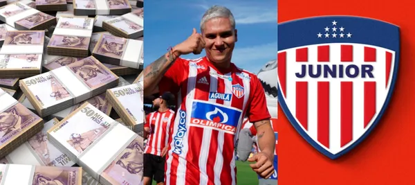 El jugador es la gran estrella del Junior de Barranquilla y se reveló lo que pasa con el tiburón