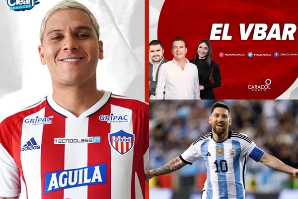 El jugador es la nueva estrella del Junior de Barranquilla que terminó empatando ante Independiente Medellín