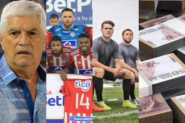 El jugador es suplente en Junior y gana una fortuna desde el banco del cuadro tiburón