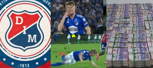 El jugador es un crack con la camiseta de Independiente Medellín