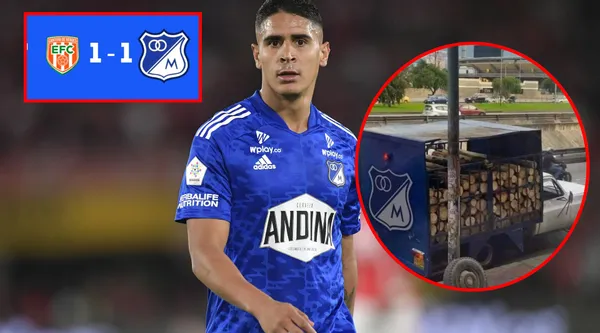 El jugador está en un bajo nivel en Millonarios (Fotos: El Espectador, X, Azul Total)