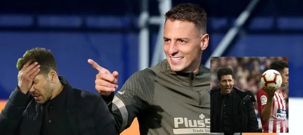 El jugador fue borrado por Diego Simeone en el Atlético de Madrid