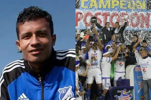 El jugador fue campeón con Millonarios en la temporada 2011/12 siendo un crack con la camiseta del embajador