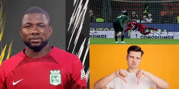 El jugador fue figura con Atlético Nacional ante el Deportivo Cali, pero le bajaron la caña