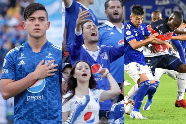 El jugador fue la figura del partido de Millonarios en la Copa Colombia