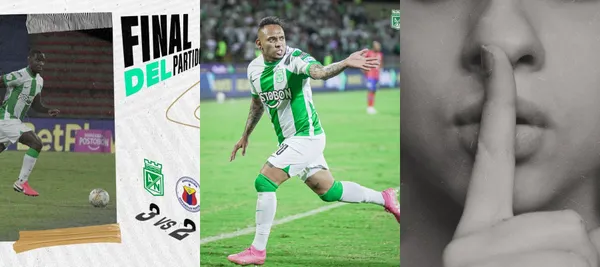 El jugador fue la gran figura de Atlético Nacional ante Deportivo Pasto
