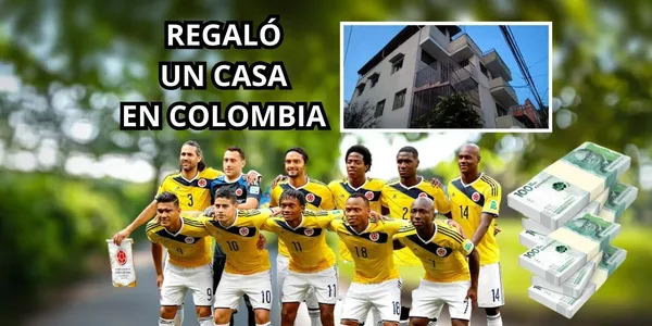 El jugador fue Mundialista con la Selección Colombia en 2014 y tiene una emotiva historia donde demostró que es agradecido.
