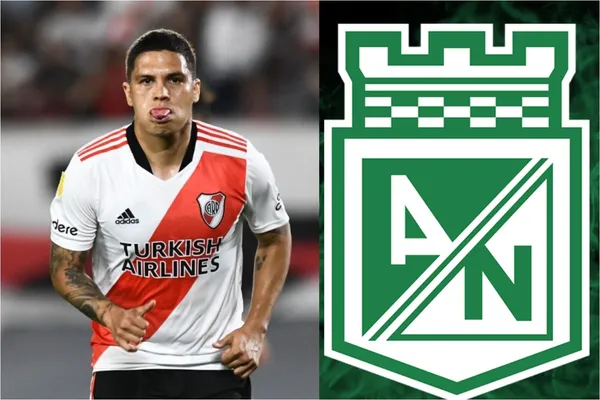 El jugador no ha definido su futuro en River Plate y habló sobre Atlético Nacional