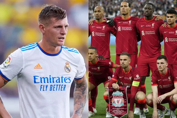 El jugador habló luego de ganar la Champions League y tuvo una insólita acción en medio de una entrevista.