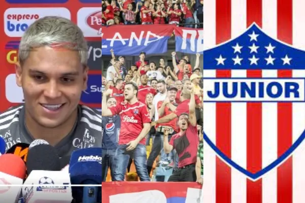El jugador habló sobre su presente en Junior y le dio un golpe a Independiente Medellín