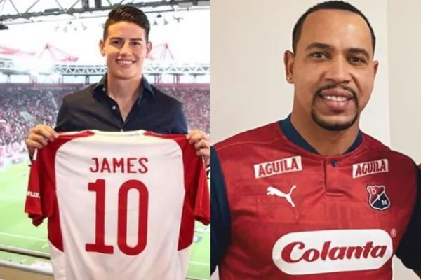 El jugador de Independiente Medellín reveló detalles sobre la conversación que tuvo con James Rodríguez