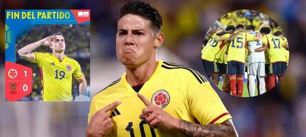 El jugador ingresó en la segunda parte de la victoria 1-0 de Colombia ante Venezuela